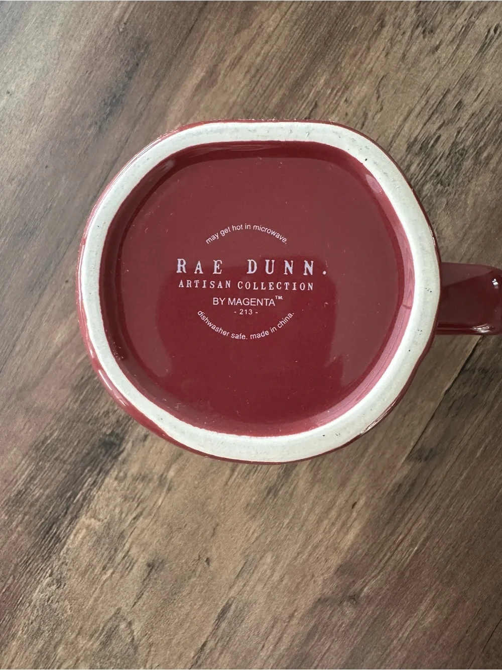 Rae Dunn “COZY” Burgundy Artisan Collection Coffee Mug | Large Ceramic Fall Mug